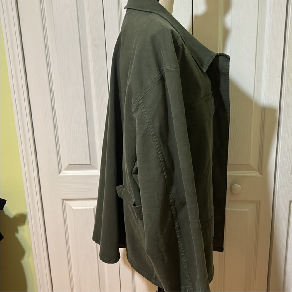 Good American Olive Green Utility Jacket - Picture 2 of 6